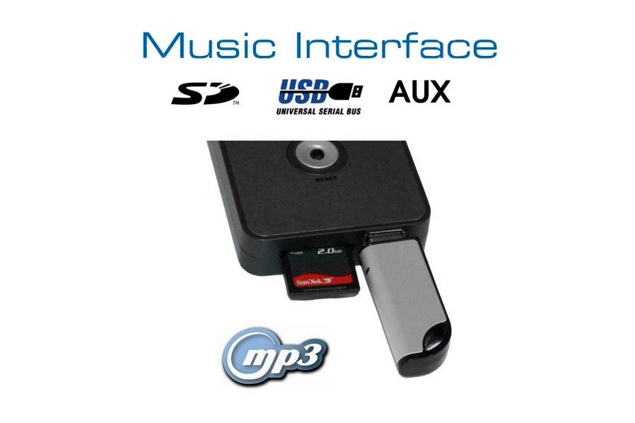 Digitales Music Interface USB SD AUX für Honda Steckverbindung Blau von Kufatec