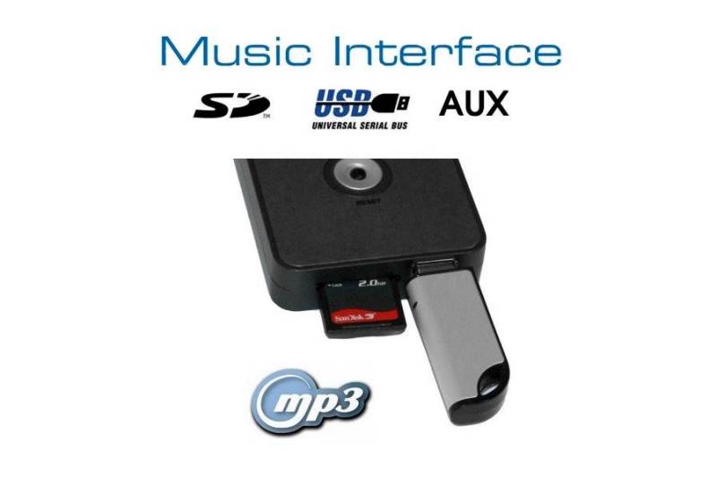 Digitales Music Interface USB SD AUX für Honda Steckverbindung Blau von KUFATEC GmbH & Co. KG