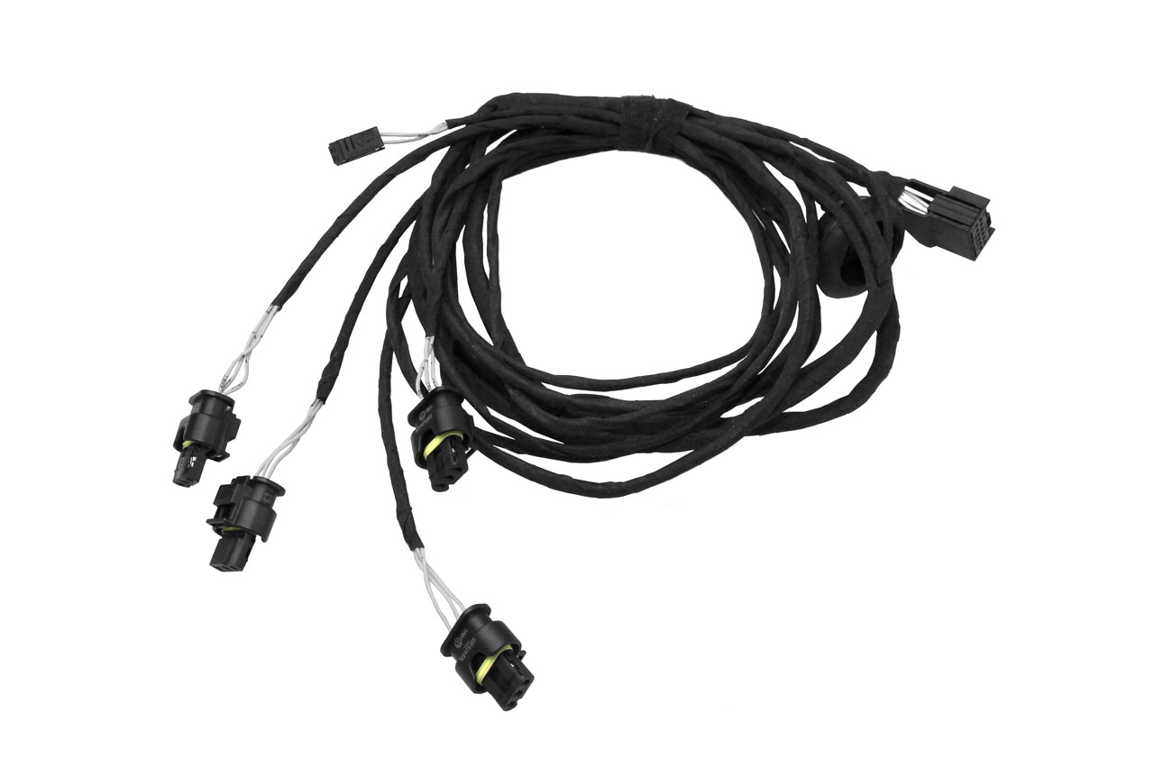 Kabelsatz PDC Sensoren Heck für VW Scirocco, Golf 5 mit OPS von Kufatec
