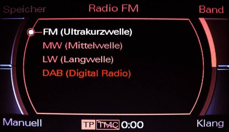 Kabelsatz digitales Radio DAB für Audi Q7 4L MMI 2G von Kufatec