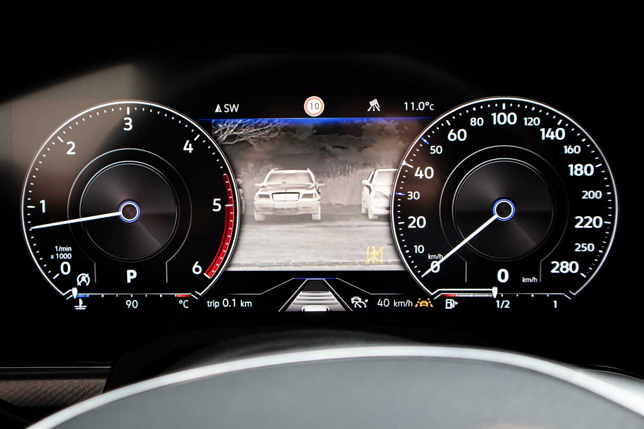 Komplettset Nachtsichtassistent Night Vision für VW Touareg CR von KUFATEC GmbH & Co. KG