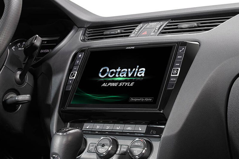 Navigationssystem Alpine Style Infotainment für Skoda Octavia 3 (5E) von KUFATEC GmbH & Co. KG