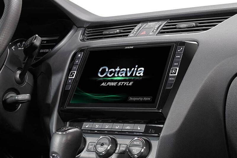 Navigationssystem Alpine Style Infotainment für Skoda Octavia 3 (5E) von Kufatec