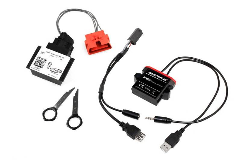 Original Ampire Kufatec BLUETOOTH A2DP Interface AUX Klinke MP3 für Audi MMI 3G von KUFATEC GmbH & Co. KG