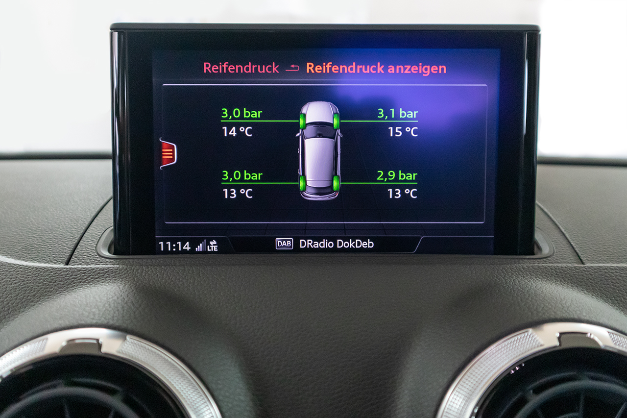 Reifendruck-Kontrollsystem (RDK) für Audi A3 8V von Kufatec