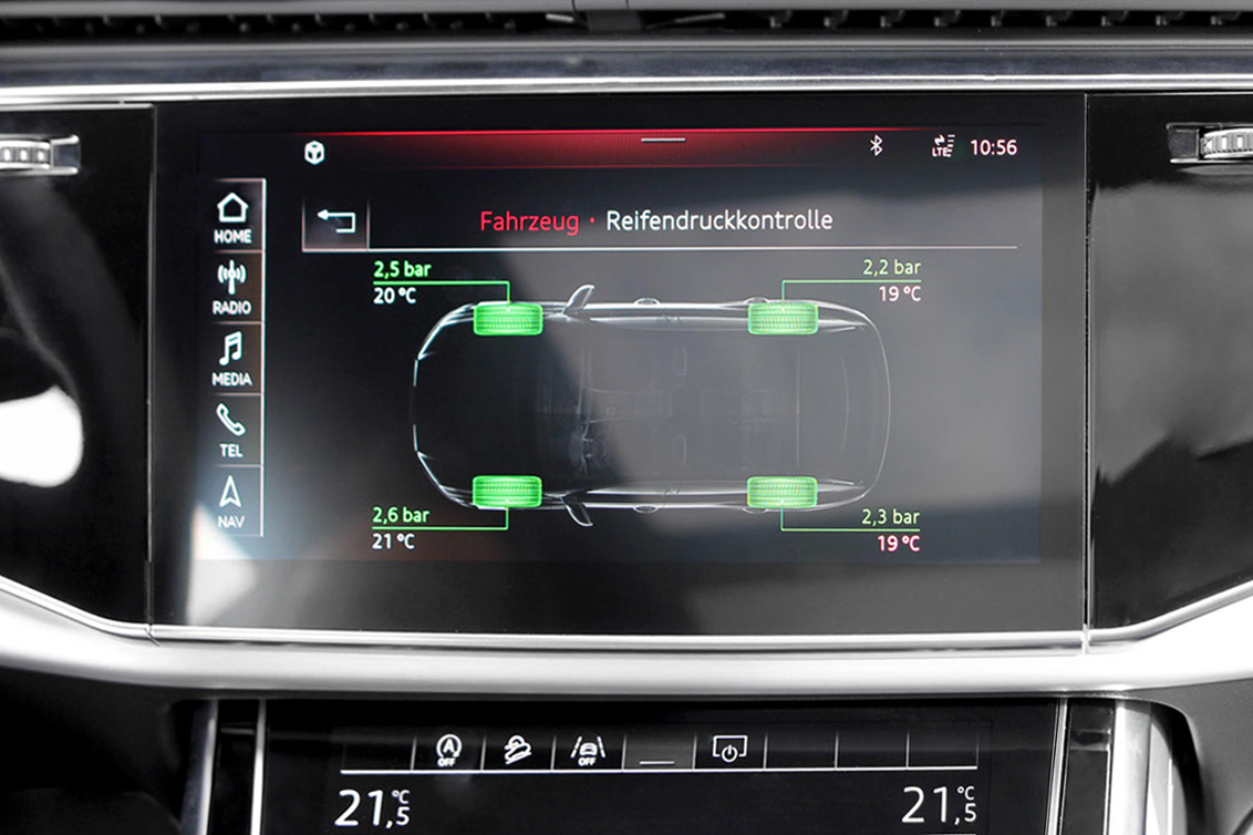 Reifendruck-Kontrollsystem (RDK) für Audi A6 4A, A7 4K von Kufatec
