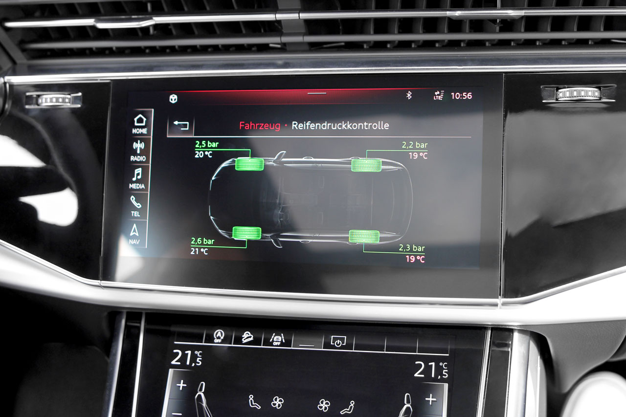 Reifendruck-Kontrollsystem (RDK) für Audi A8 4N von Kufatec