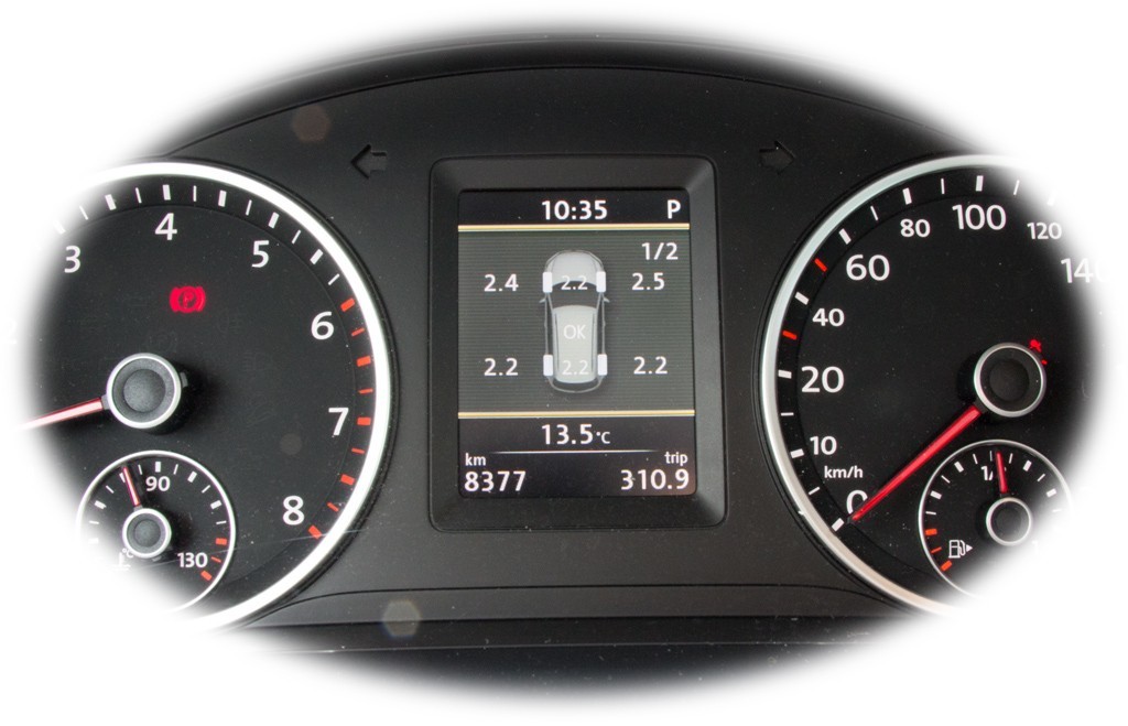 Reifendruck-Kontrollsystem (RDK) für VW Tiguan 5N Facelift von Kufatec