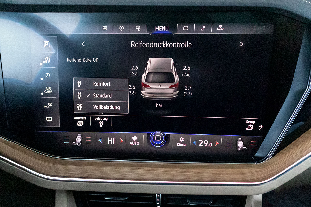 Reifendruck-Kontrollsystem (RDK) für VW Touareg CR von KUFATEC GmbH & Co. KG