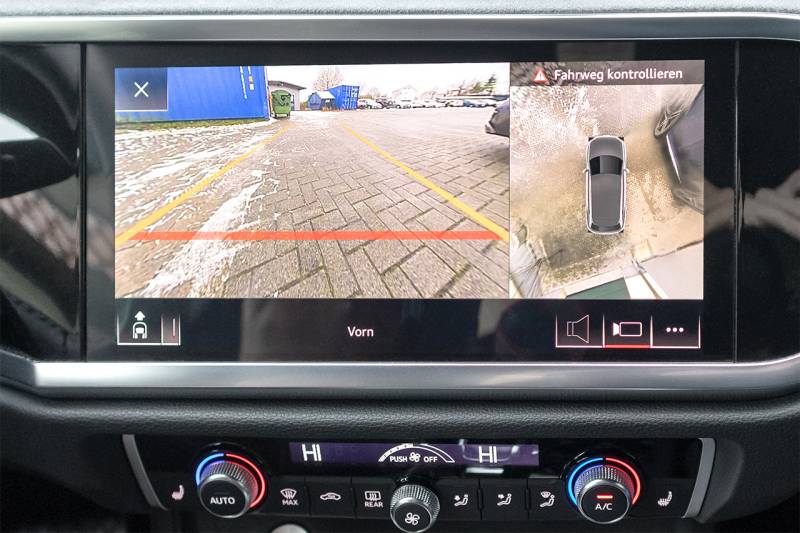 Umfeldkamera - 4 Kamera System für Audi Q3 F3 von Kufatec
