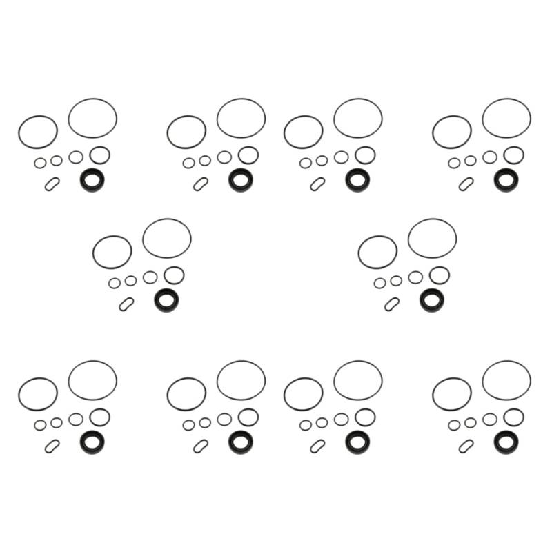 Kufughty 10 Set Servolenkungspumpe Reparatur Dichtungssatz für Accord 2003-2007 2002-2006 für 2005-2008 06539-PLA-A01 von Kufughty