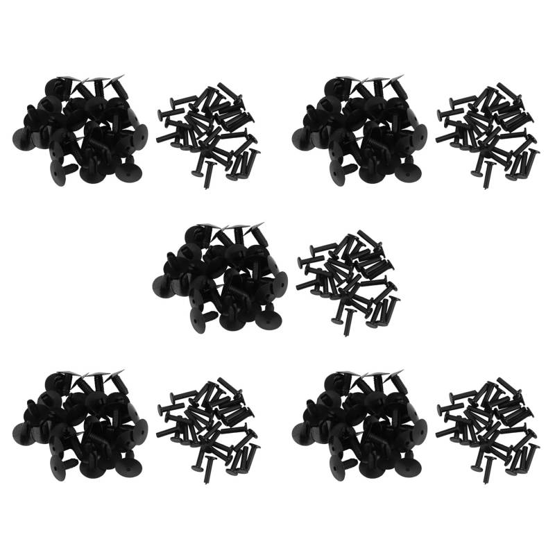 Kufughty 150Pcs Kunststoff Stoßstange Niet Body Trim Clip für E30 E36 E46 E39 E38 von Kufughty