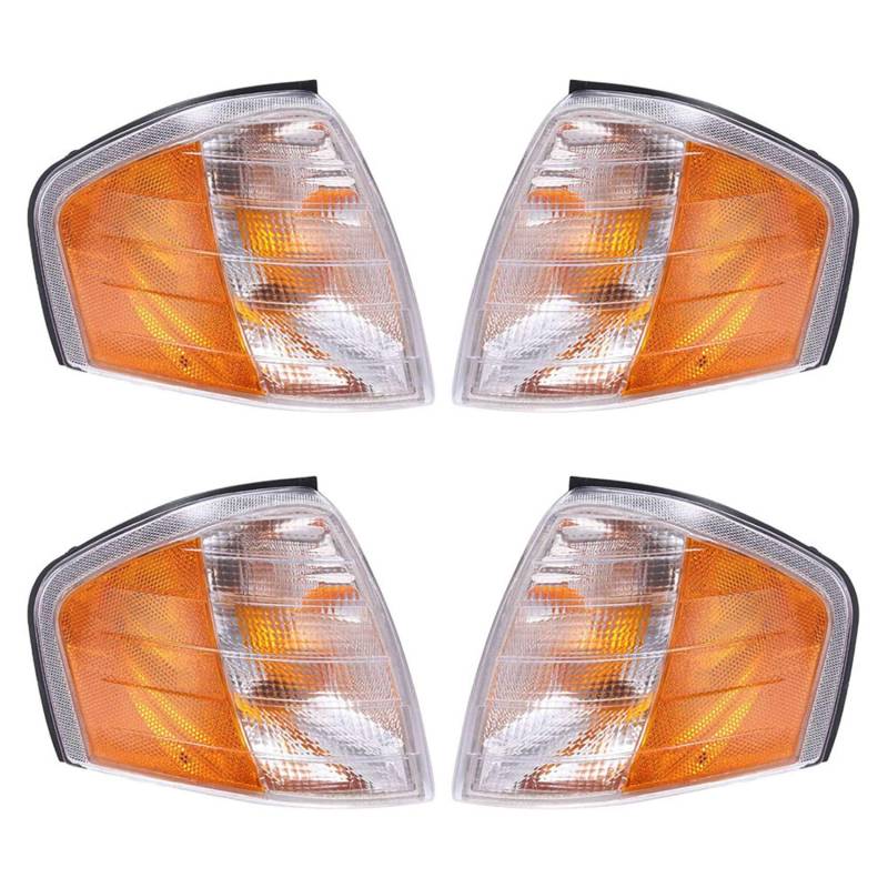 Kufughty 2 Paar Auto Front Ecke Licht Wenden Signal Blinker für C W202 C230 C280 1994-2000 2028261143 2028261243 von Kufughty