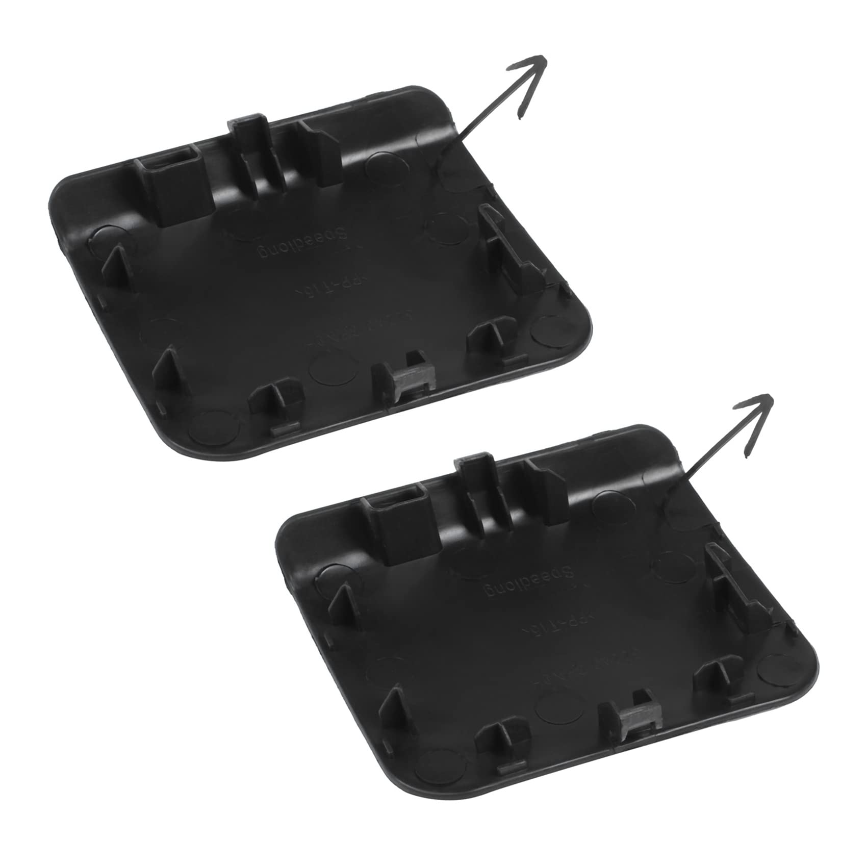 Kufughty 2X Auto Front Stoß Stange Abschlepphaken Kappe für Micra K14 2014-2016 622A0-3HN0H von Kufughty