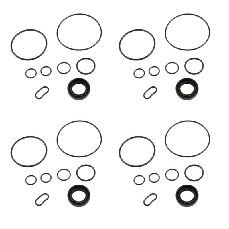 Kufughty 4 Set Servolenkungspumpe Reparatur Dichtungssatz für Accord 2003-2007 2002-2006 für 2005-2008 06539-PLA-A01 von Kufughty