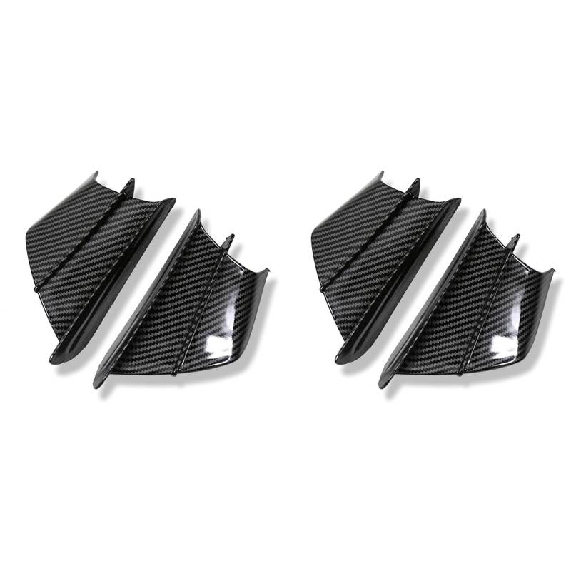 Kufughty 4X Motorrad Verkleidung Side Winglet Aerodynamischer Flügel Abweiser Spoiler für Panigale V2 V4 899 959 1198 1199 1299(A) von Kufughty