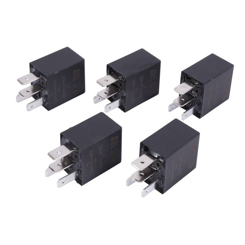 Kufughty 5 X 30A AMP 12 V 4Pin Auto Auto Relais Kit SPST für Fan Kraftstoffpumpe Licht Horn von Kufughty