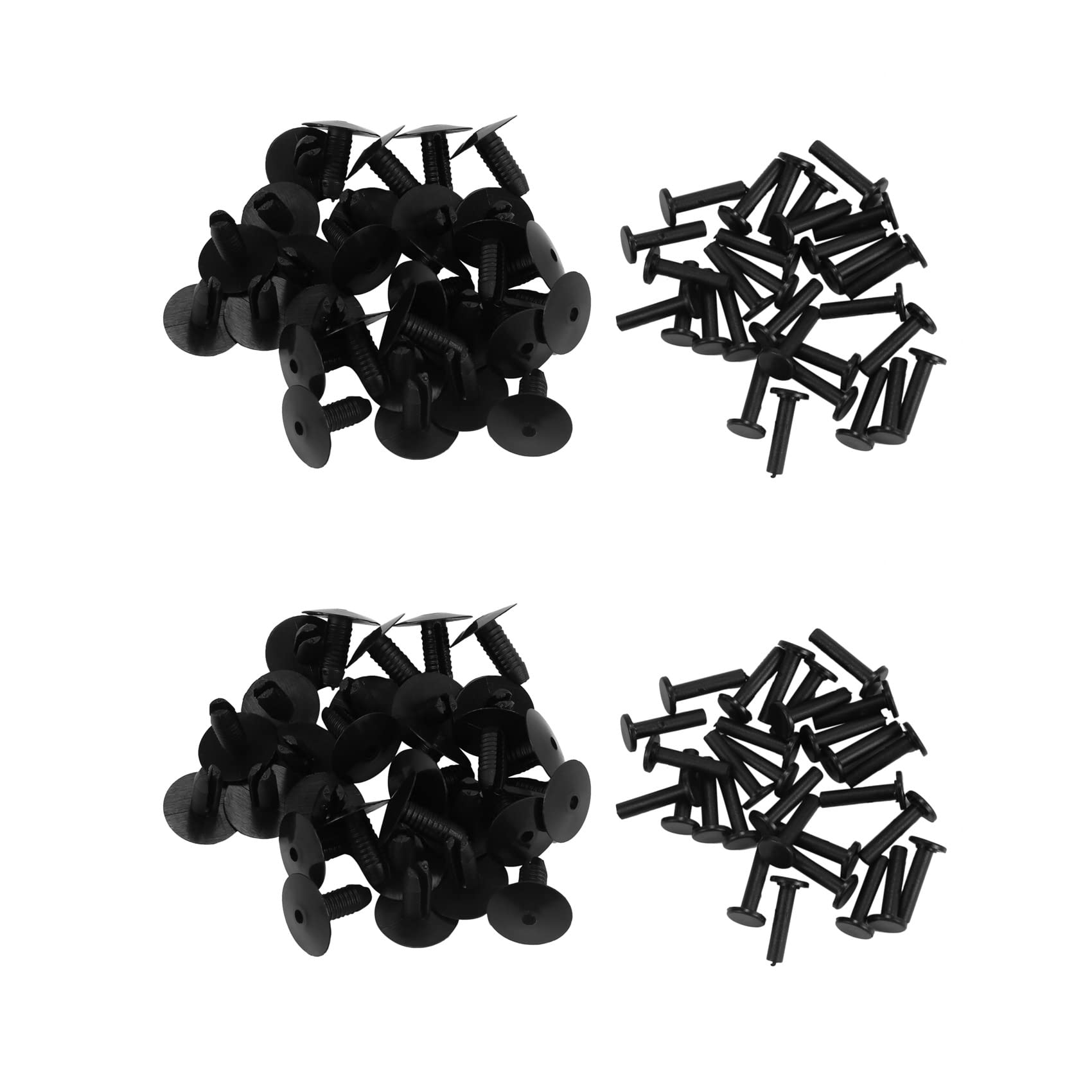 Kufughty 60Pcs Kunststoff StoßStange Niet Body Trim Clip für E30 E36 E46 E39 E38 von Kufughty