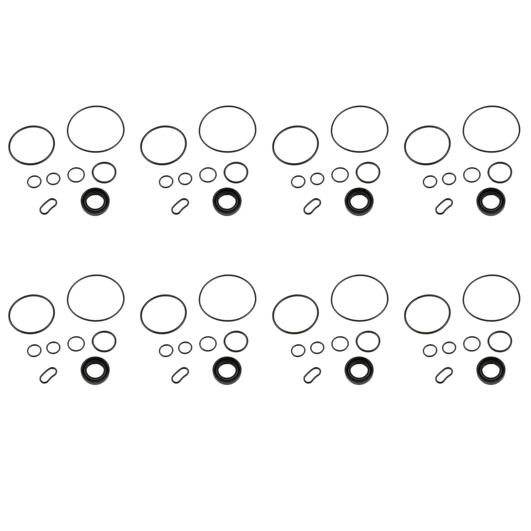 Kufughty 8 Set Servolenkungspumpe Reparatur Dichtungssatz für Accord 2003-2007 2002-2006 für 2005-2008 06539-PLA-A01 von Kufughty