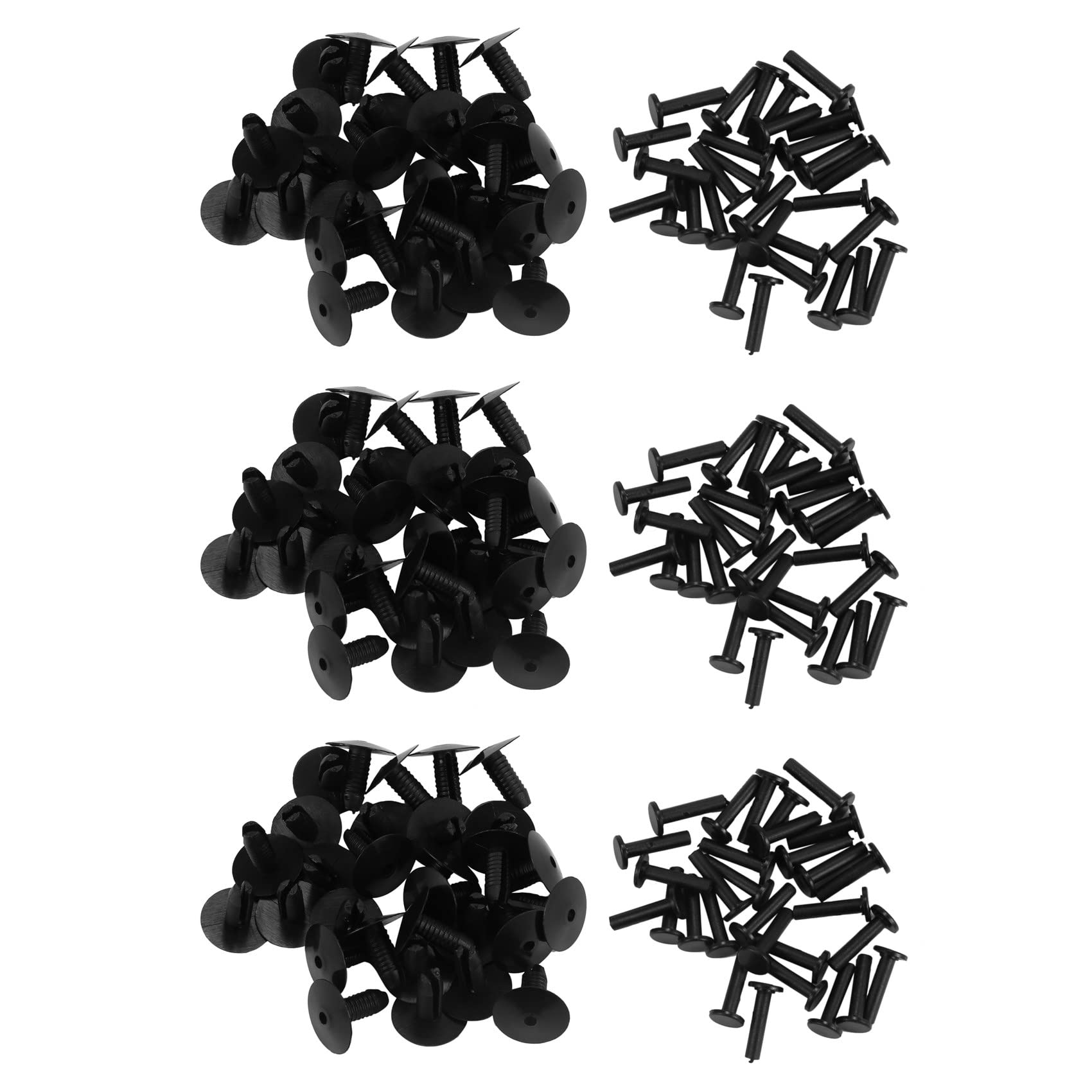 Kufughty 90Pcs Kunststoff Stoßstange Niet Body Trim Clip für E30 E36 E46 E39 E38 von Kufughty