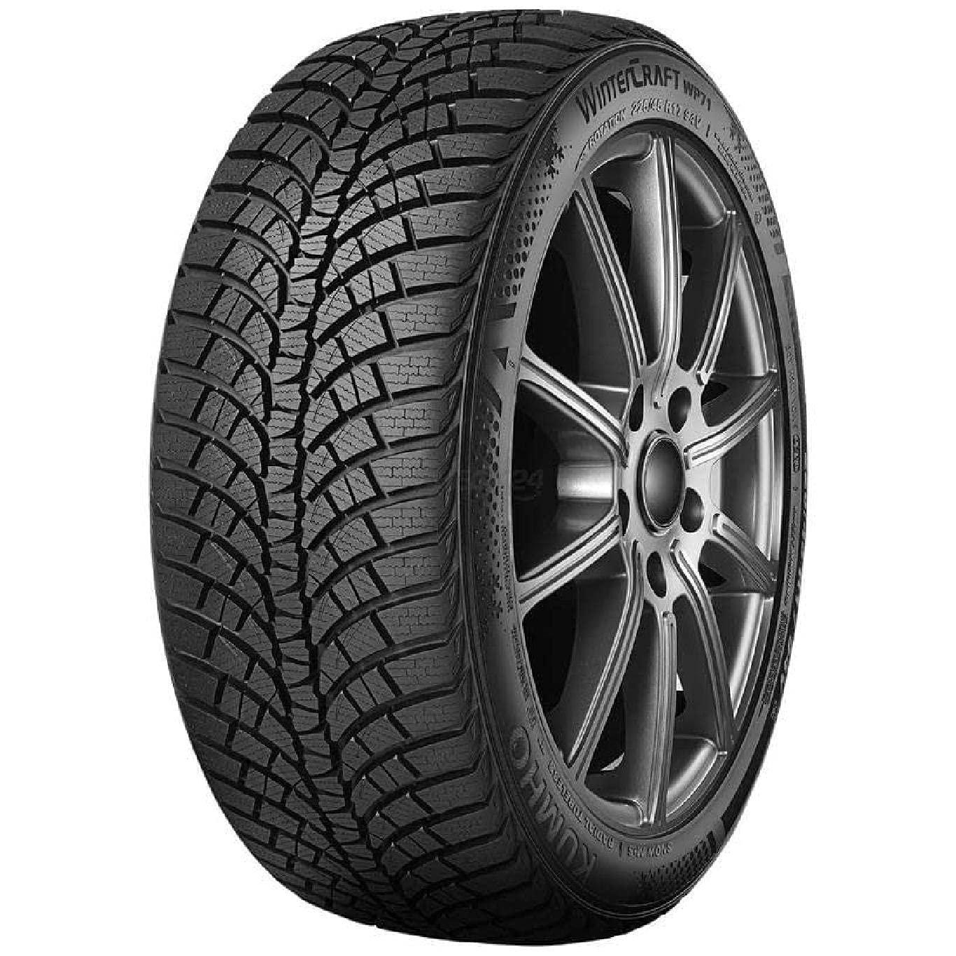 Kumho WP71 M+S - 225/55R17 97V - Winterreifen von Kumho