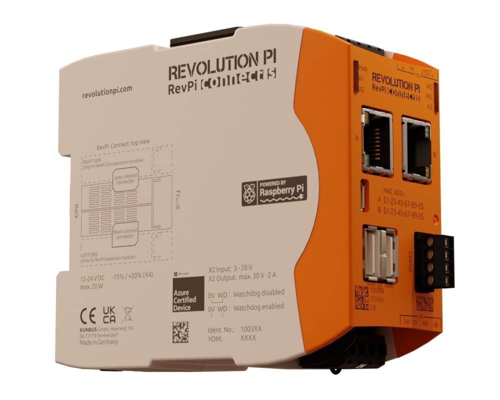 Kunbus RevPi Connect S 16 GB PR100363 SPS-Erweiterungsmodul 24 V/DC von Kunbus