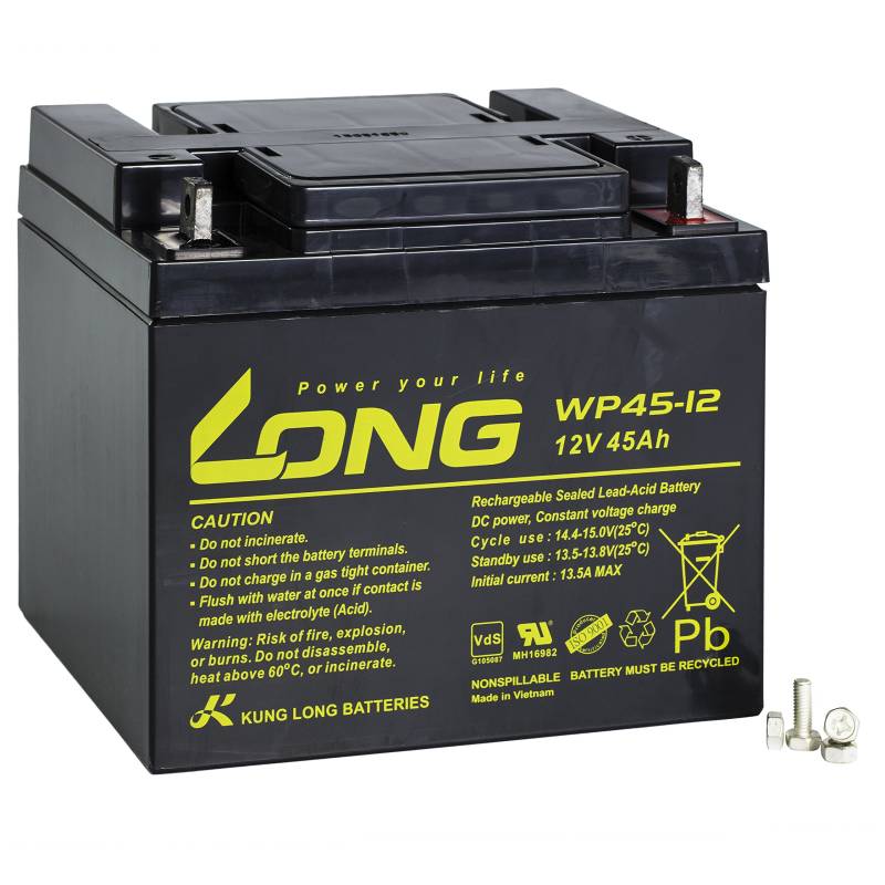 Long Bleiakku WP45-12 12V 45Ah mit VDs von Kung Long