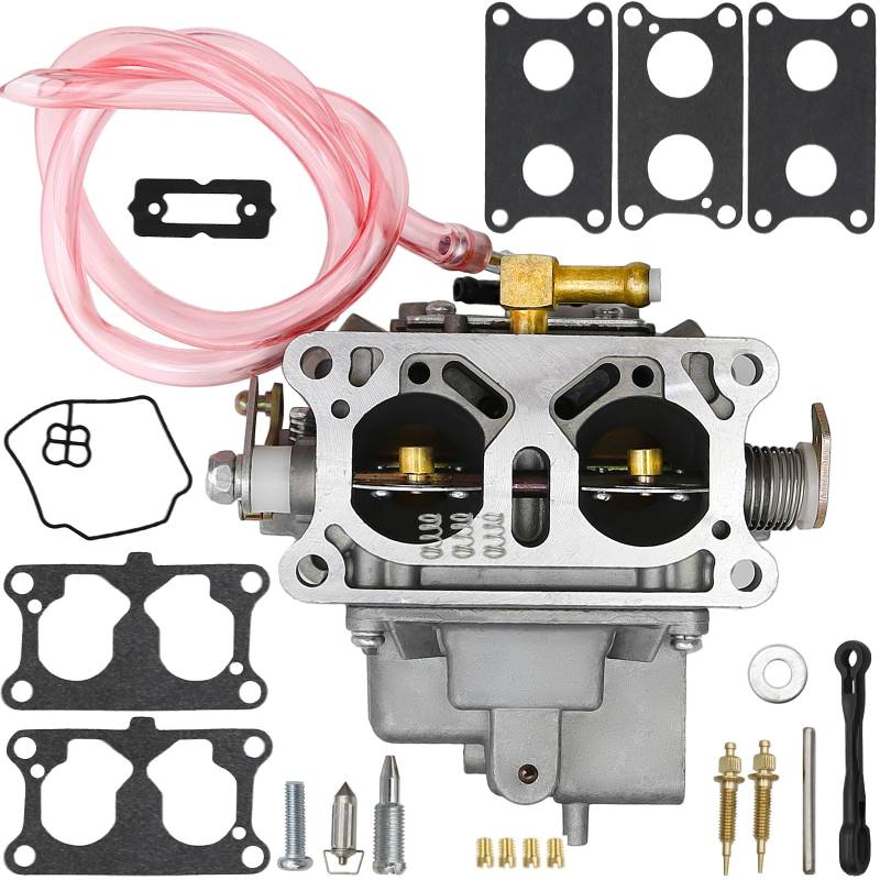 Kurihina Kompatibel mit 15003-2766 Vergaserersatz für Kawasaki Mule 3000 3010 3020, Carb Tune Kit Ersatz für 11060-2478 11060-2479 11060-2087 11060-2088 von Kurihina