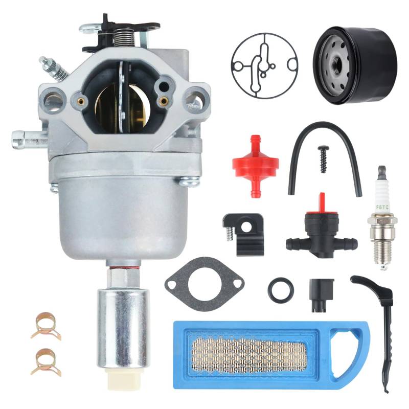 Kurihina Kompatibel mit Vergaser mit Tune-Up Kit für Briggs & Stratton 799727 698620 794572 287707 28N777 28P777 28Q777 14 PS 15 PS 16 PS 17 PS 17,5 PS 18 PS Rasenmähermotoren von Kurihina