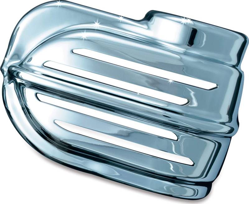 Kuryakyn 7732 Motorrad Zubehör: Wolo Bad Boy Air Horn Cover für 1995-2019 Harley-Davidson Motorräder, Chrom von Kuryakyn