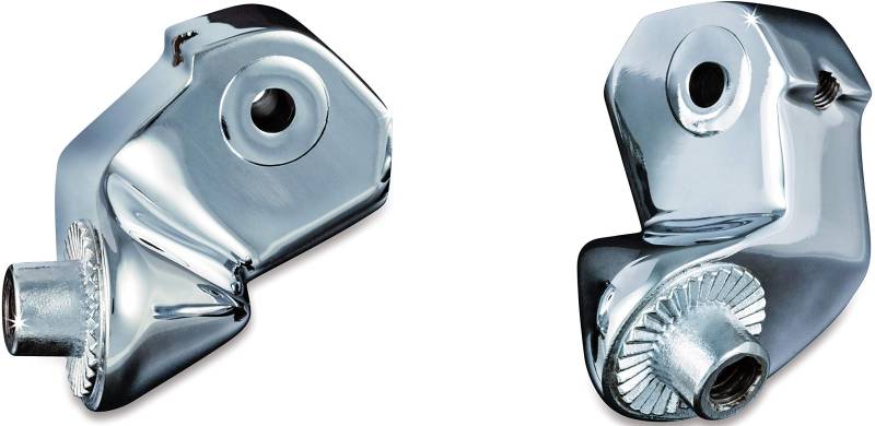 Kuryakyn 8807 Splined Male Mount Peg Adapter für hintere Fußrasten und Bodenleisten: 2013–16 Honda Gold Wing Motorräder, Chrom, 1 Paar von Kuryakyn