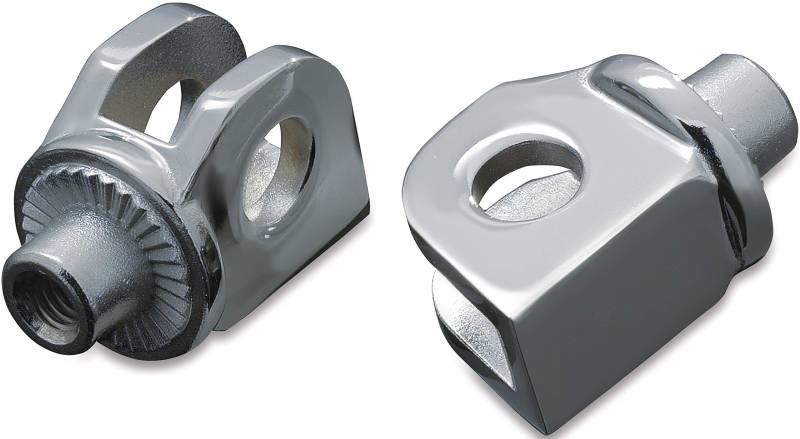 Kuryakyn 8813 Splined Male Mount Peg Adapter für vordere Fußrasten und Bodenleisten: 1987–2018 Kawasaki Motorräder, Chrom, 1 Paar von Kuryakyn