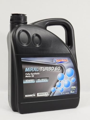 5L Motorenöl 10W60 Miral Turbo Fully- Synthetic Motor Oil Startol von Kuttenkeuler