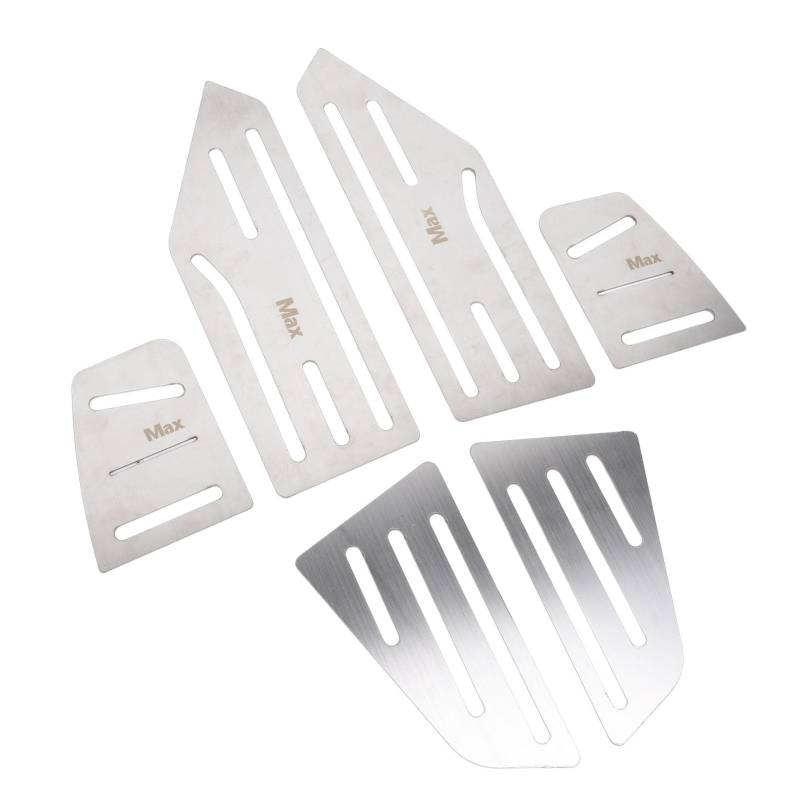 Aluminiumlegierung Motorradfußstütze, Kuuleyn 6pcs Motorrad -Fuß -Pedal -Aluminium -Legierung komfortable Stabilität Motorrad -Footstützen -Set Ersatz für Voge SR4max von Kuuleyn