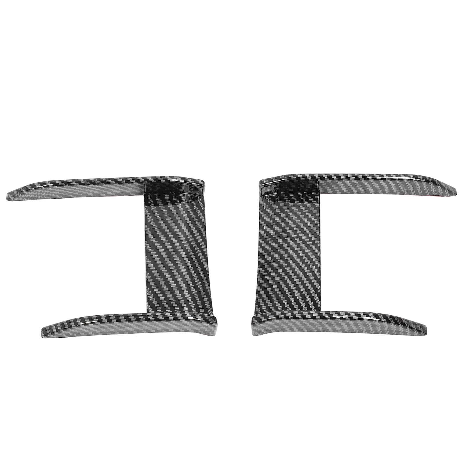 Auto -Spoiler -Canards -Kit, Kuuleyn Paar vorderer Stoßfänger Seitenspoiler Links rechts Abrieb Selbstkleber für 1 Serie F40 2019 ab (Carbon Fiber Pattern) von Kuuleyn