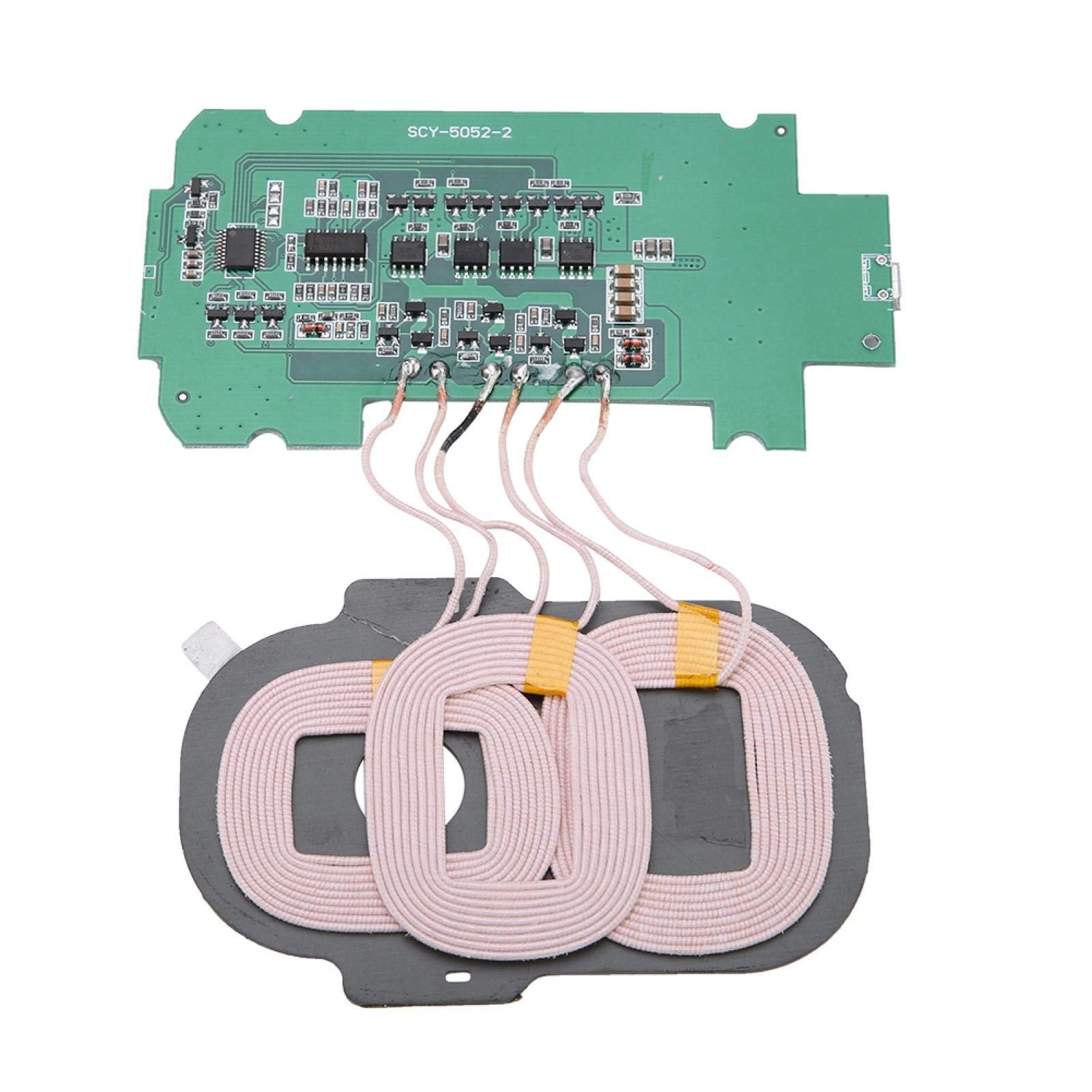 DIY Drahtloses Ladegerät, Qi Drahtlose Leiterplattenspule DIY 3 Spulen Sendermodul Drahtloses Lademodul 5V 2A Für iPhone für Samsung von Kuuleyn