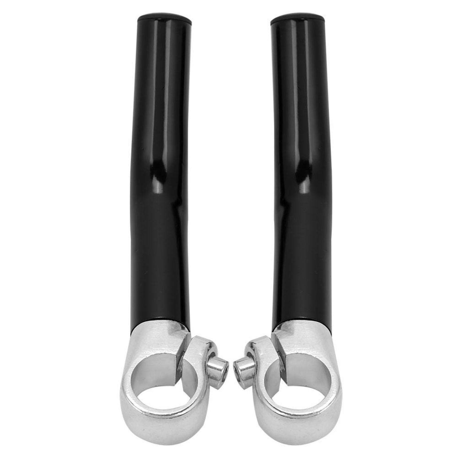 Fahrradlenker, Bar End, 1 Paar Aluminiumlegierung Mountainbike Rennrad Lenker Bar End, für 22,2 mm/0,9 Zoll Lenker, Fahrrad Bar End(Schwarz) von Kuuleyn