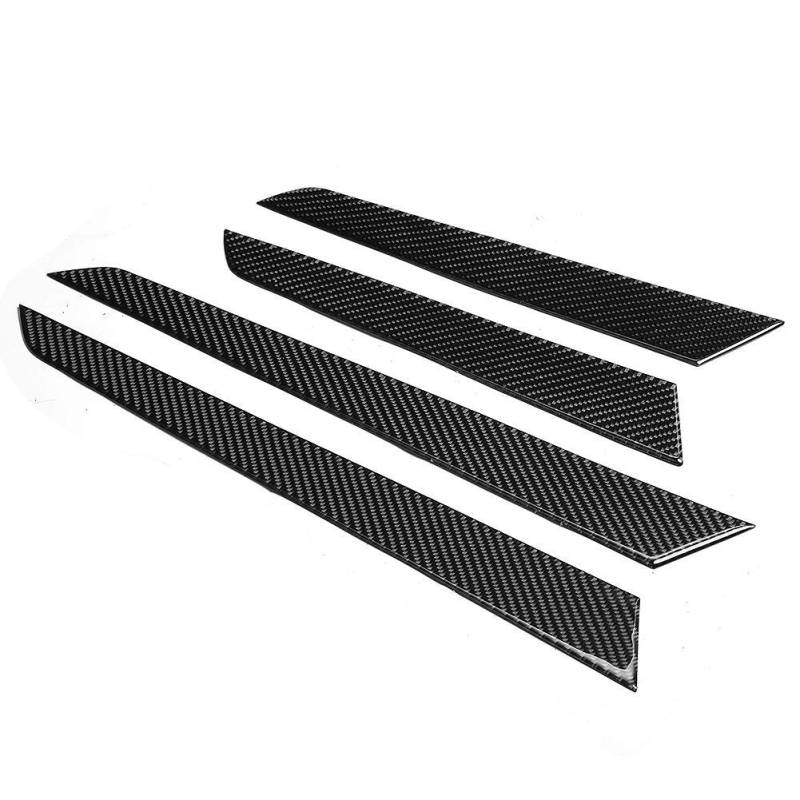 Fahrzeuginnenraummodifikation, 4PCS Innentürverkleidung Verkleidung Real Carbon Fiber Fit für C-Klasse W204 07-13 von Kuuleyn