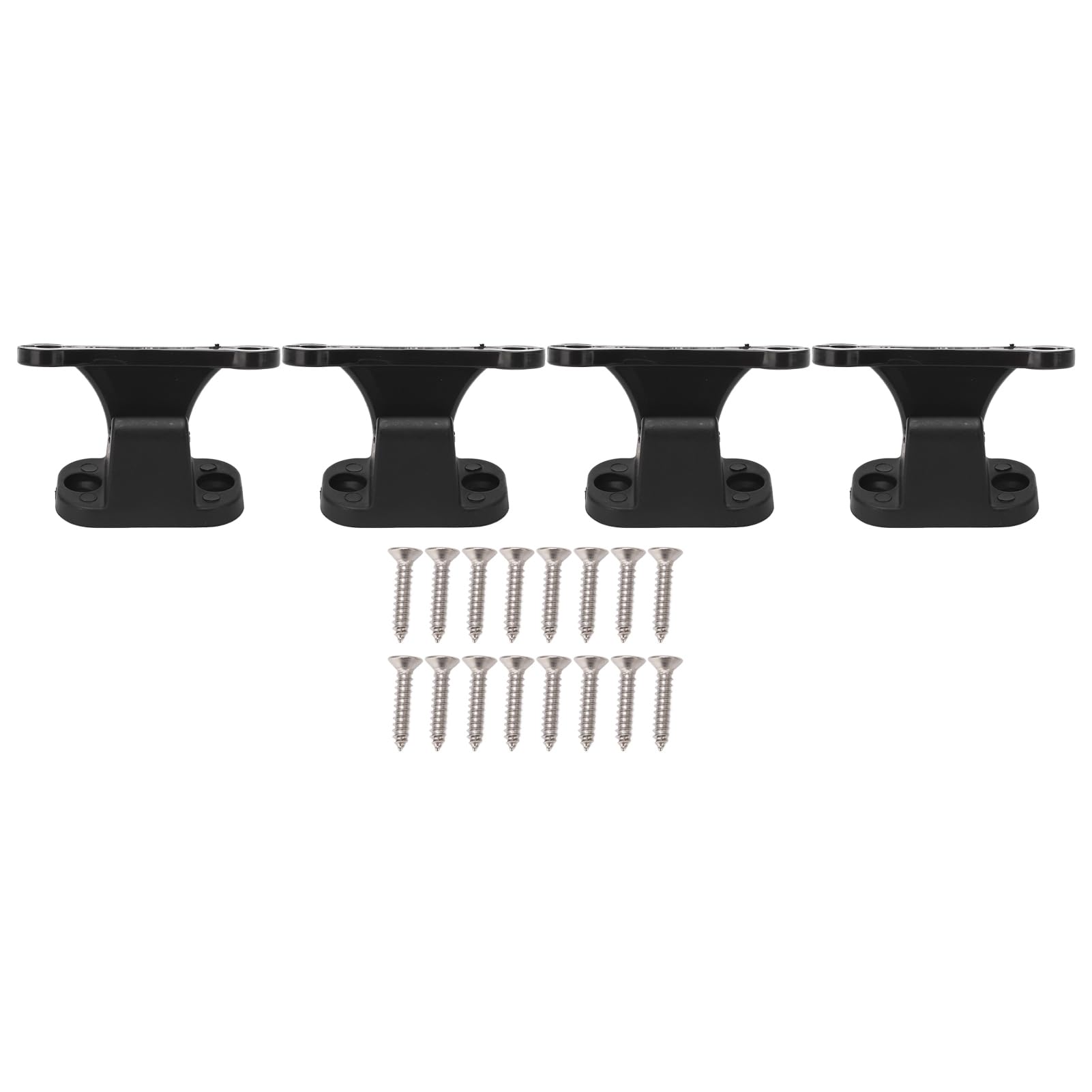 Kuuleyn Anhänger-Türriegel, Wohnmobil-Türriegel-Türhalter, 4 Set Wohnmobil-Türhalter, multifunktional, hält die Tür offen, sichere Türstopper für Wohnwagen, Boot (Black) von Kuuleyn