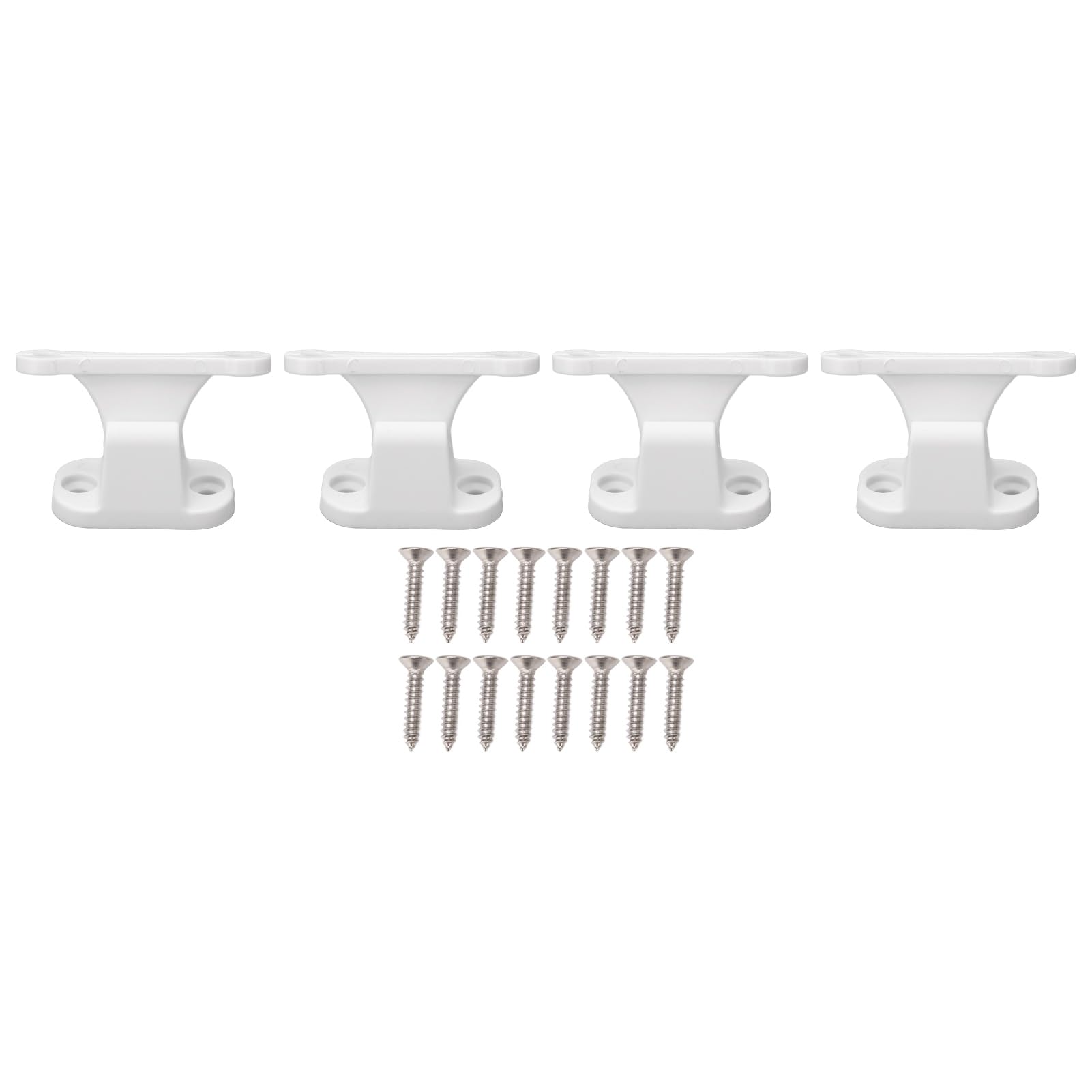 Kuuleyn Anhänger-Türriegel, Wohnmobil-Türriegel-Türhalter, 4 Set Wohnmobil-Türhalter, multifunktional, hält die Tür offen, sichere Türstopper für Wohnwagen, Boot (White) von Kuuleyn