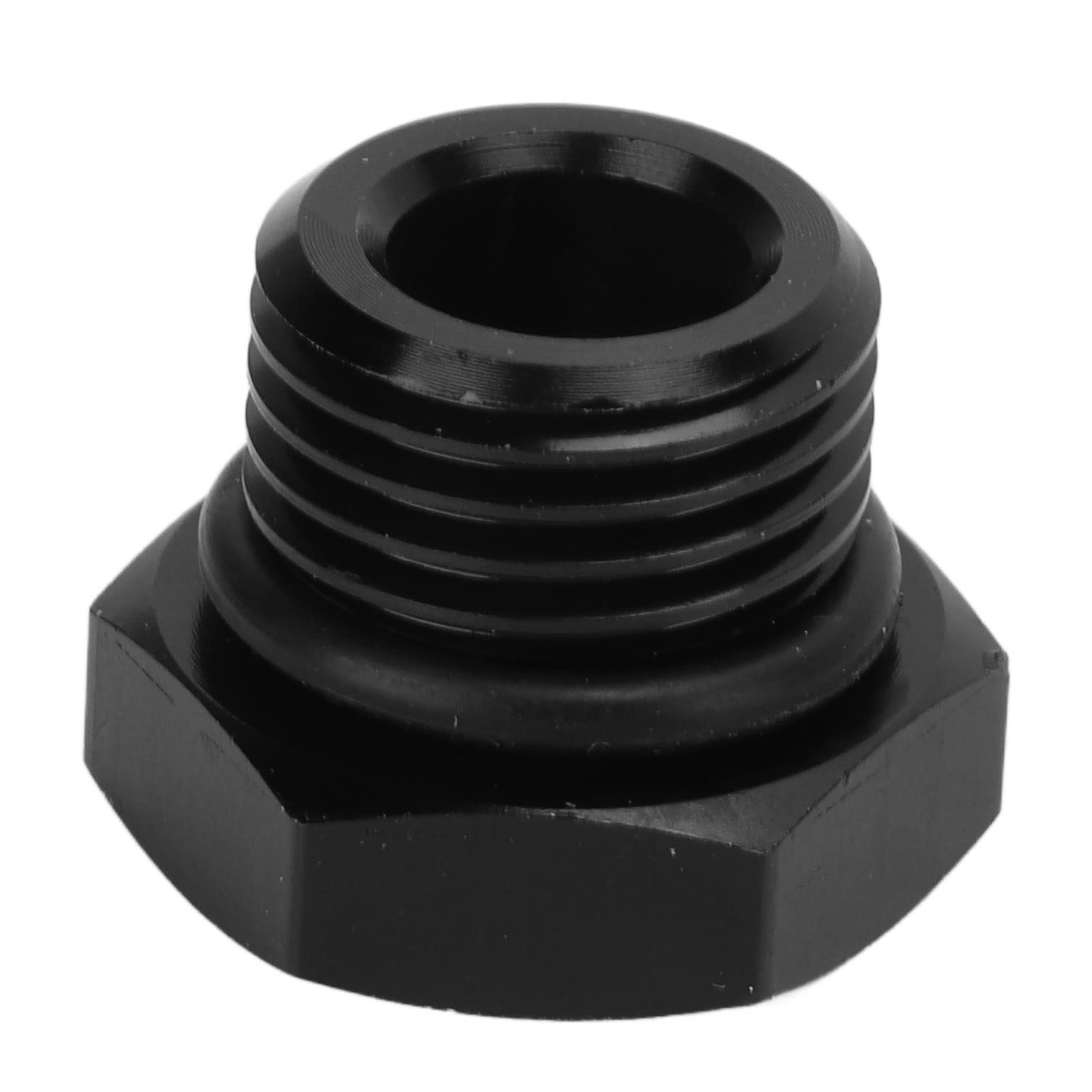 Kuuleyn Boss Port Plug Dichtungsmutter Plug Block Off Cap Block Off Plug Fitting Adapter Außensechskant Stahl Universal 4000 PSI Schwarz für Fahrzeuge (AN6) von Kuuleyn