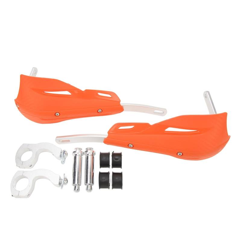 Kuuleyn Motorrad-Handschützer, Lenker-Motorrad-Handschützer-Zubehör, Motorrad-Lenker-Handschutz 22 mm 28 mm Universal-Lenker-Handschützer für YZF Wrf (Orange) von Kuuleyn