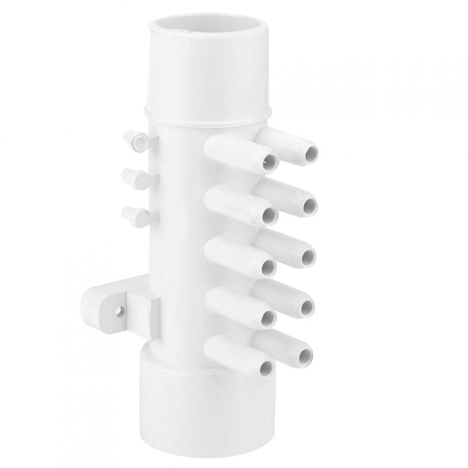 Kuuleyn Pool-Sanitärverteiler, 1,5 Zoll 10 mm 10-Port-PVC-Pool-Sanitärverteiler Hot Spring Badewanne Schwimmbad Spa-Zubehör Ersatzteil von Kuuleyn