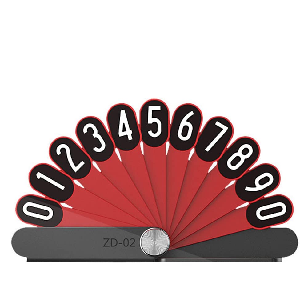 Kuuleyn Temporäres Auto-Parkkartenschild, Auto-temporäres Parkschild, bewegliches Telefonnummernschild, kreative Autoflagge, bewegliches Telefon, Autozubehör von Kuuleyn
