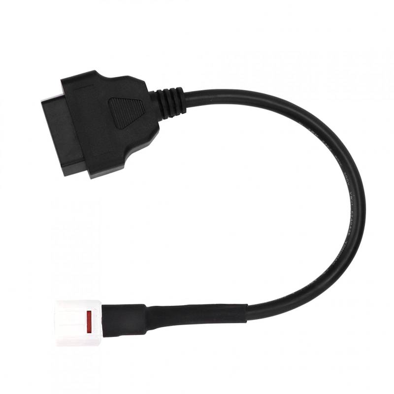 Motorrad-Scanner-Kabel, 4-polig auf OBD2-Diagnose-Adapter-Anschluss Fehlercodeleser Motorrad-Scanner-Diagnosekabel Fit für Yamaha von Kuuleyn