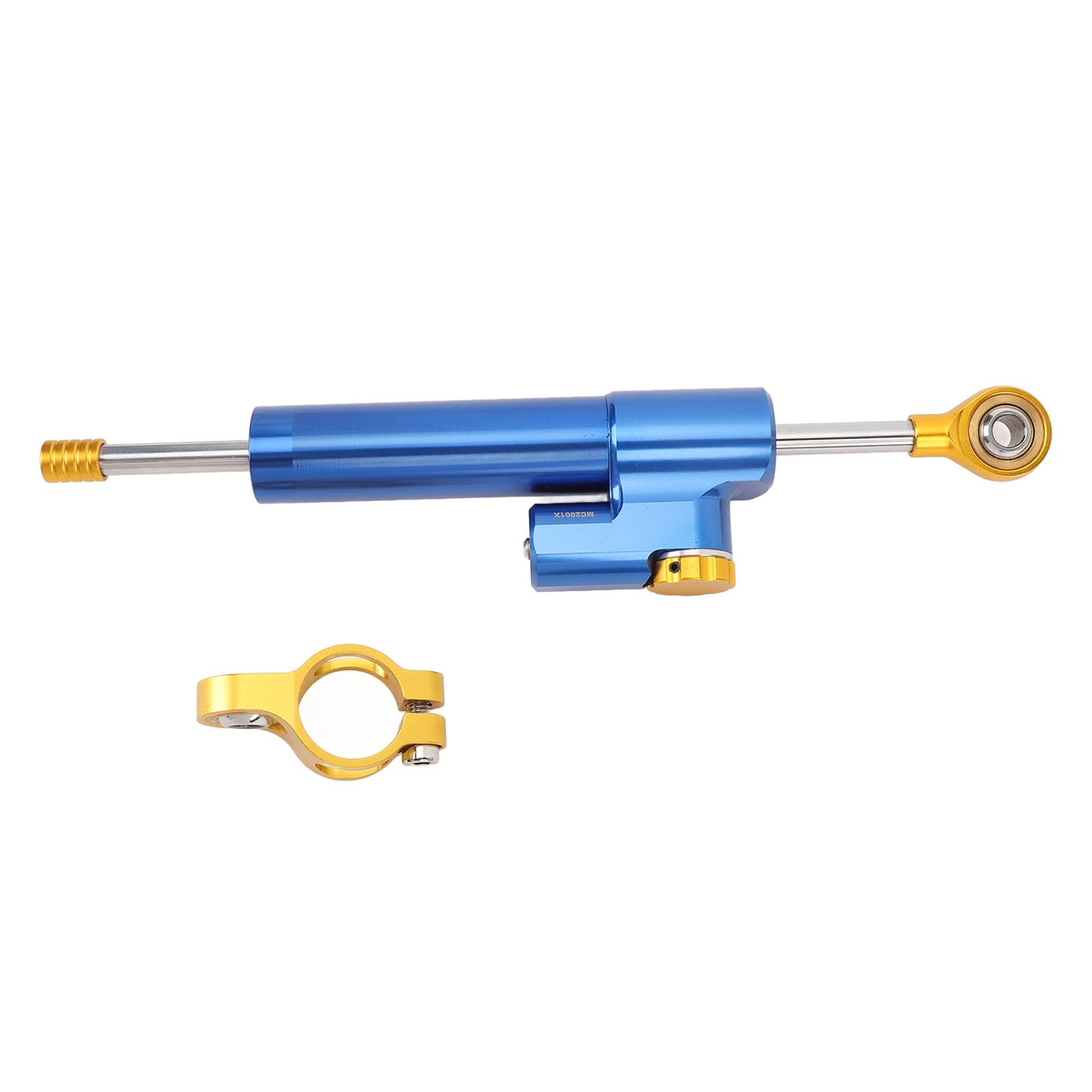 Motorradlenker Stabilisator Lenkung Dämmer (Blue+Gold) von Kuuleyn