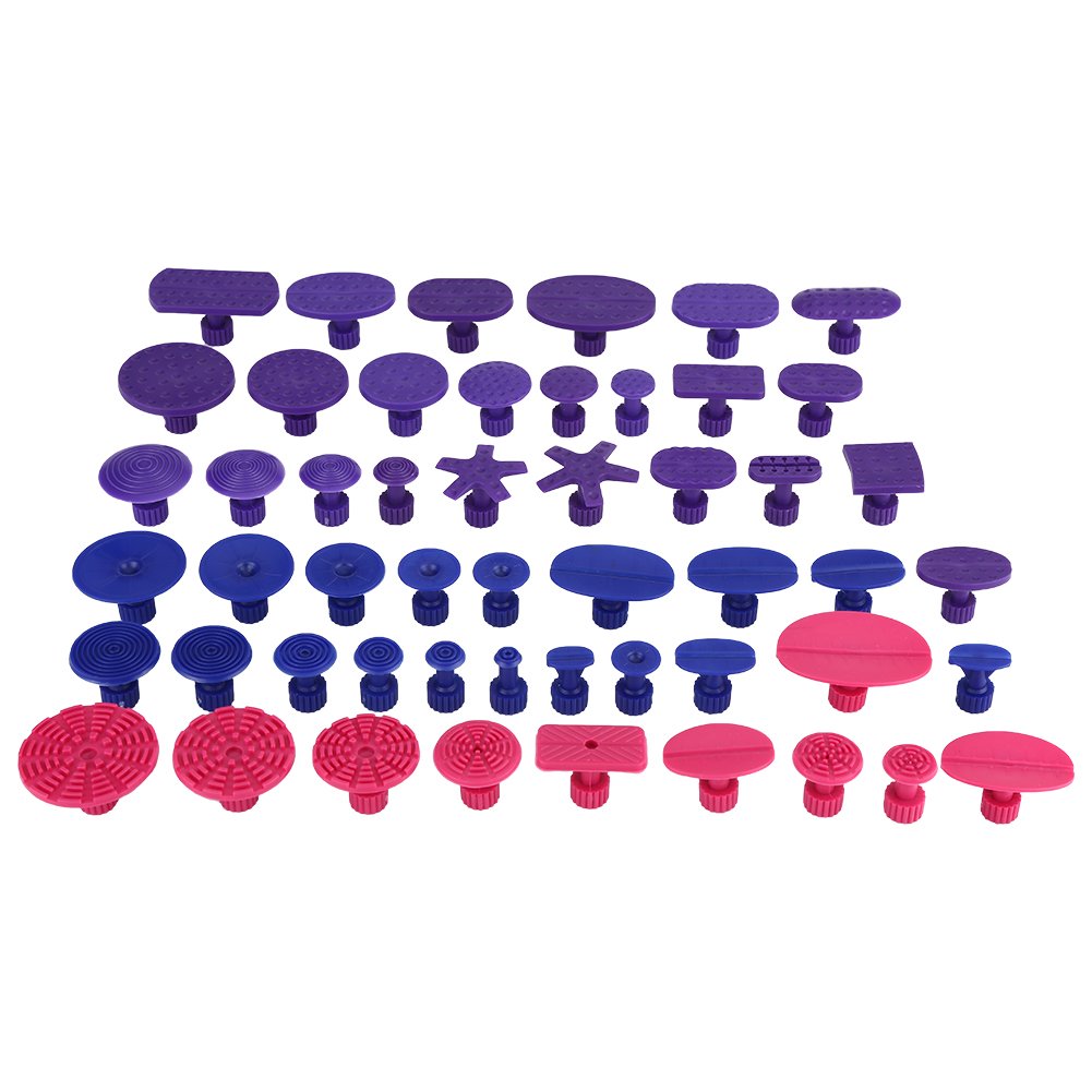 Puller Tabs, 52Pcs Nylon Auto Auto Body Dents Entfernung Pulling Tabs Paintless Dent Repair Tools von Kuuleyn