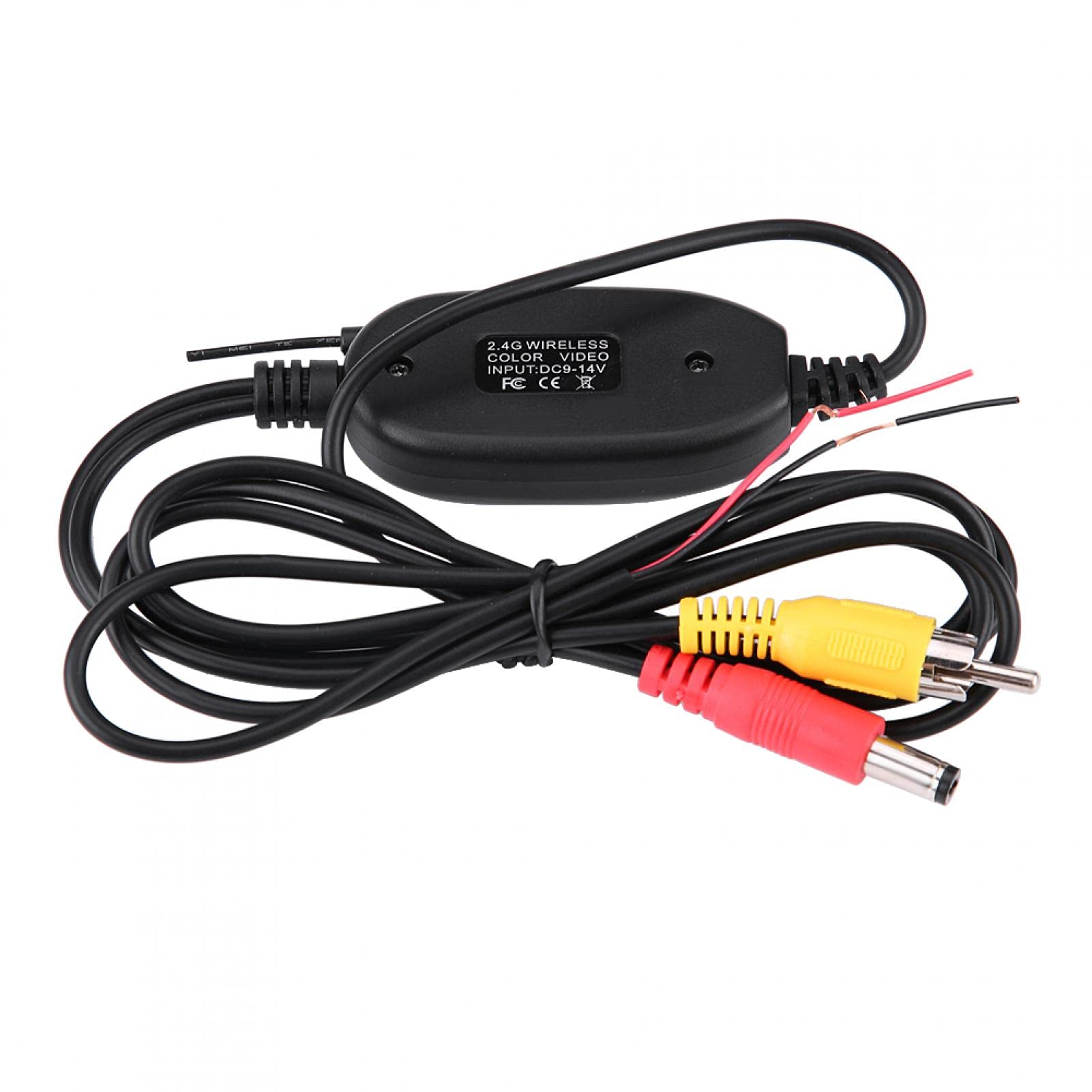 Rückfahrkamera-Videosender, DC12V RCA-Video 2,4 GHz drahtloser Sender und Empfänger-Kit für Autopark-Rückfahrkamera-Monitorsystem Monitor von Kuuleyn