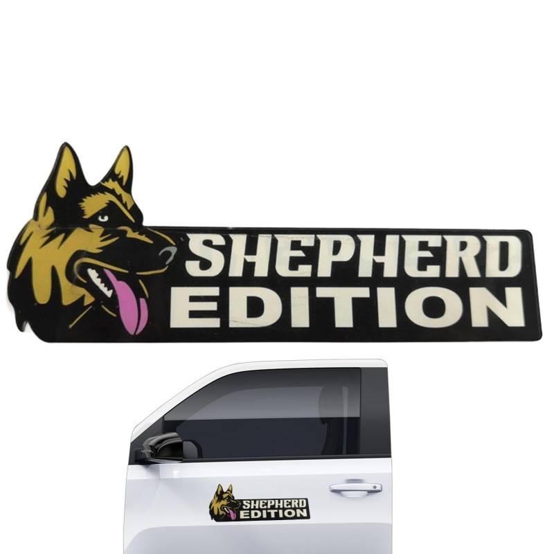 Kuxiptin 3D-Hundeabzeichen – Lustiges Hunde-Abzeichen Auto-Emblem für Auto – 3D-Hunde-Auto-Abzeichen, lustiges Hunde-Abzeichen, Auto-Emblem für Auto, LKW, Wohnmobil, Boot, Außendekoration von Kuxiptin