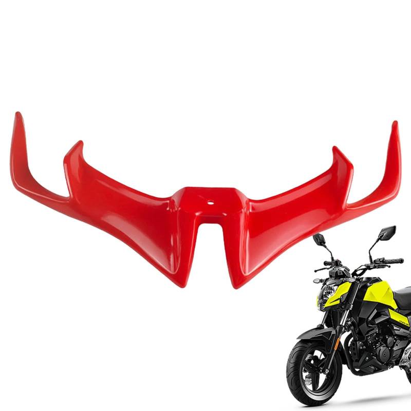 Kuxiptin Aerodynamische Motorrad-Winglets – Feste Windflügel-Frontverkleidung Verbesserungen – Seitenspoiler, dynamischer Flügel für verbesserte Stabilität, passend für Cabrio, SUV, Motorrad von Kuxiptin